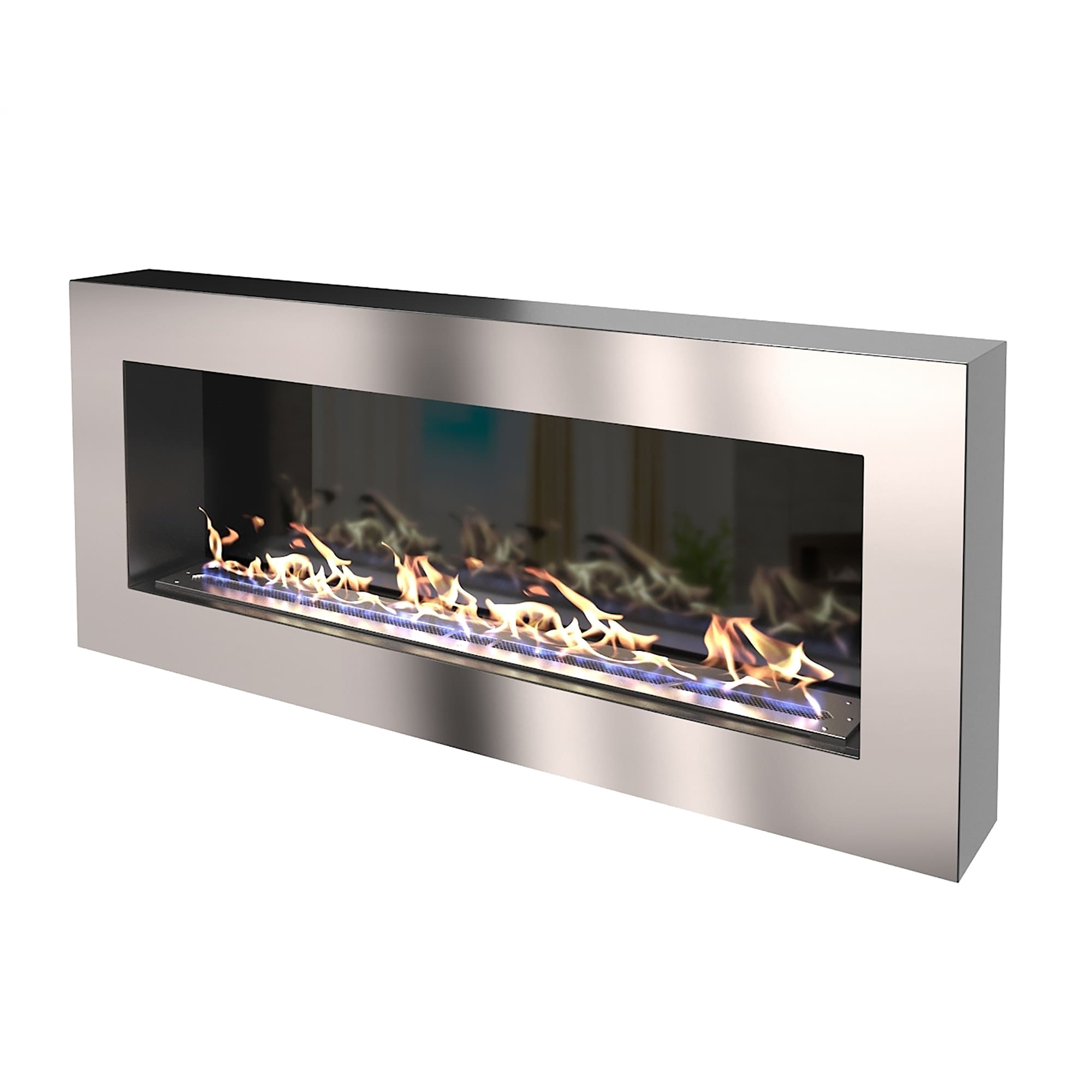 Биокамин "Русский огонь" Хай-тек 1100N настенный с защитным и декоративным стеклом по цене 46 100 руб.