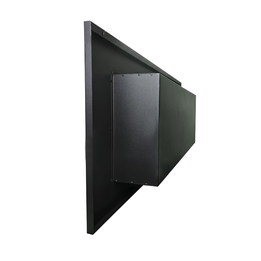 Биокамин "Русский огонь" Хай-тек 1500V встраиваемый с декоративным стеклом (стемалитом) по цене 60 550 руб.