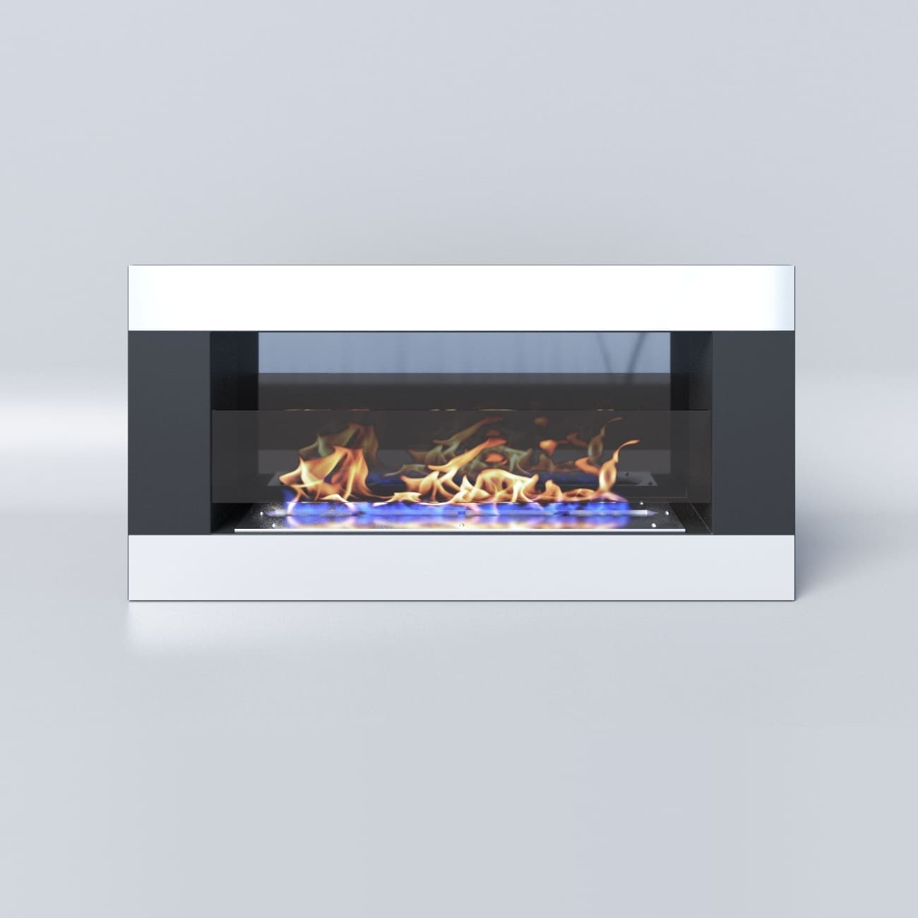 Биокамин "Русский огонь" Модерн 800N настенный с защитным и декоративным стеклом по цене 27 110 руб.