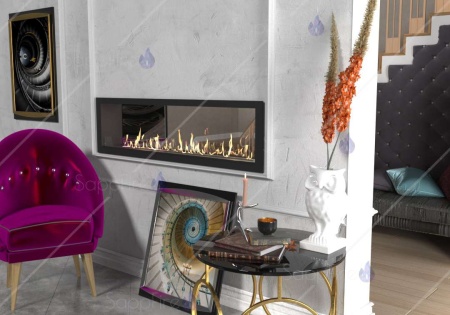 Встраиваемый сквозной очаг 1800 SappFire по цене 76 400 руб.