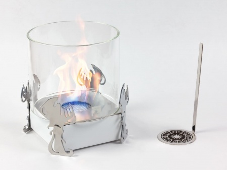 Настольный биокамин Lux Fire Зодиак "Водолей" Белый по цене 15 000 руб.