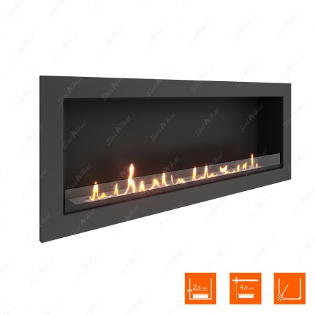 Биокамин SteelHeat ONE 1400 XL стекло по цене 55 200 руб.