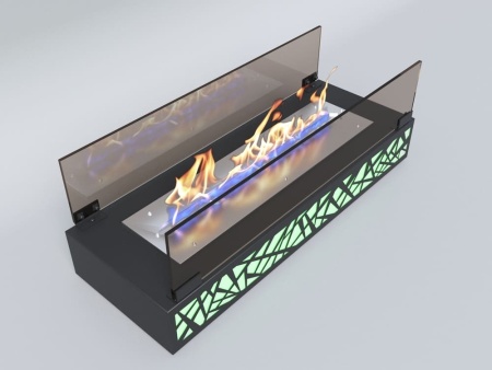 Биокамин "Русский огонь" Марс LED черный по цене 22 800 руб.