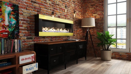 Биокамин "Русский огонь" Голд 1300N настенный по цене 48 500 руб.