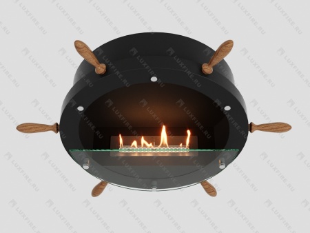 Настенный биокамин Lux Fire "Капитан 500 Н" XS (черный) по цене 49 390 руб.