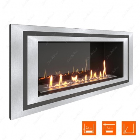 Биокамин SteelHeat LONG-D 900 XL стемалит по цене 41 856 руб.