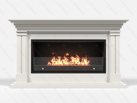 Биокамин Lux Fire с порталом Ромео 42, белый по цене 124 306 руб.