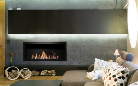 Встраиваемый дизайнерский биокамин Slimline Firebox 1350FSS по цене 382 700 руб.